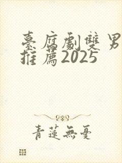 台腐剧双男主剧推荐2025