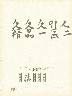久久久91人妻精品一区二区