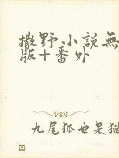 撒野小说无删减版+番外
