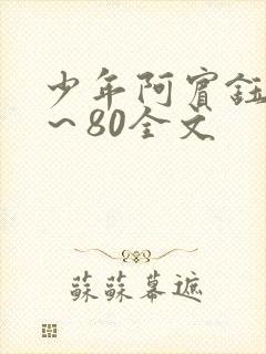 少年阿宾钰慧1～80全文