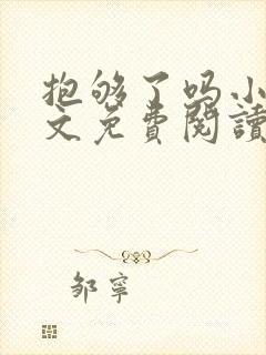 抱够了吗小说全文免费阅读