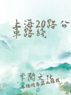 上海20路公交车路线