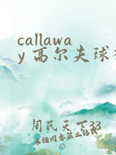 callaway 高尔夫球杆