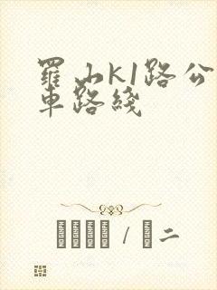 罗山k1路公交车路线