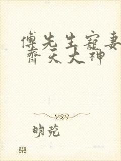 傅先生宠妻无度 齐天大神