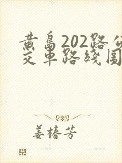 黄岛202路公交车路线图