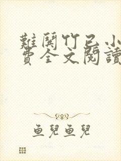 难哄竹已小说免费全文阅读