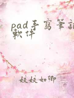 pad手写笔记软件