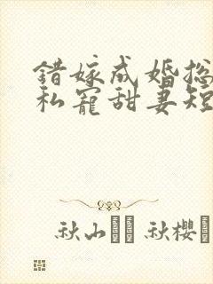 错嫁成婚总裁的私宠甜妻短剧