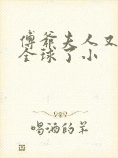傅爷夫人又惊艳全球了小