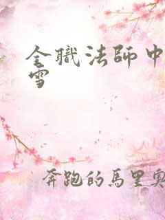全职法师中穆宁雪