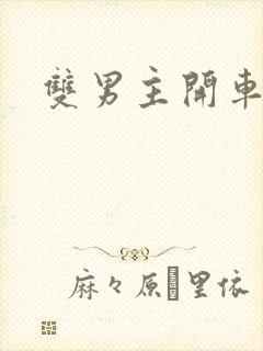 双男主开车动漫