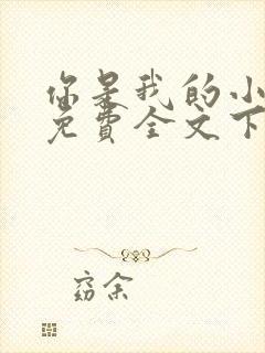 你是我的小确幸免费全文下载