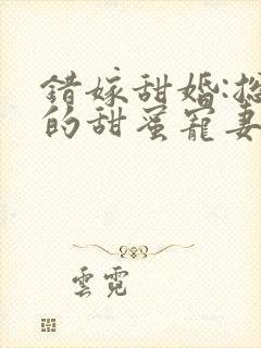 错嫁甜婚:总裁的甜蜜宠妻