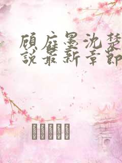 顾庭墨沈楚意小说最新章节免费阅读