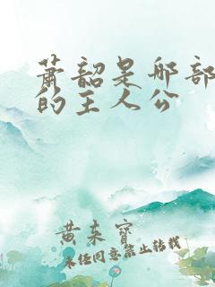 萧韶是哪部小说的主人公
