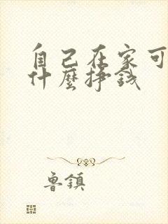 自己在家可以做什么挣钱