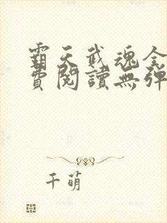 霸天武魂全本免费阅读无弹窗