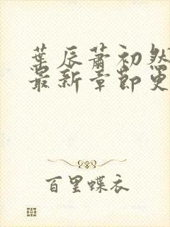 叶辰萧初然全部最新章节更新