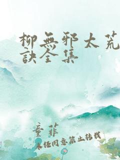 柳无邪太荒吞天诀全集
