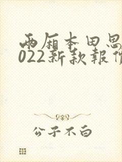 两厢本田思域2022新款报价及图片