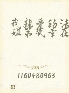 我亲爱的法医小姐第几章在一起的