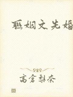 联姻文先婚后爱