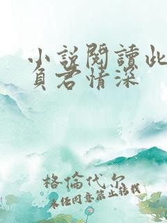 小说阅读此生不负君情深