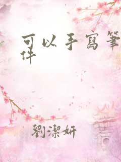 可以手写笔记软件