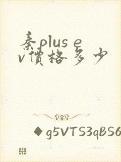 秦plus ev价格多少