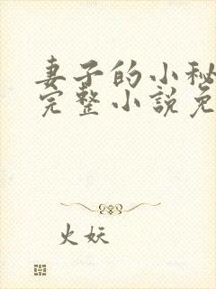 妻子的小秘密,完整小说免费阅读