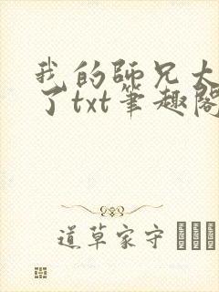 我的师兄太稳健了txt笔趣阁下载