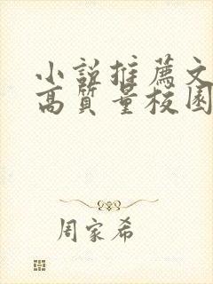 小说推荐文笔好高质量校园文