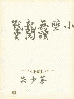 战龙无双小说免费阅读