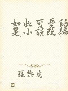 如此可爱的我们是小说改编吗