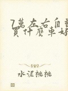 7万左右自动挡买什么车好