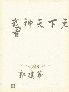 武神天下免费观看