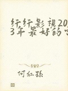纤纤影视2023年最好的电视剧