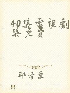 40集电视剧全集免费