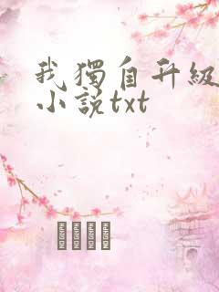 我独自升级原著小说txt