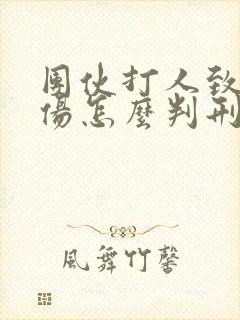 团伙打人致轻微伤怎么判刑