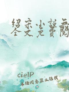 绍宋小说无弹窗全文免费阅读