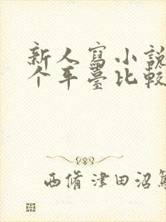 新人写小说去哪个平台比较好