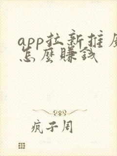 app拉新推广怎么赚钱