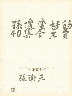 孙俪蛮好的人生40集全免费
