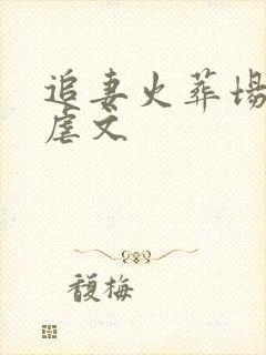 追妻火葬场古言虐文