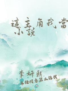 这主角我当不了 小说