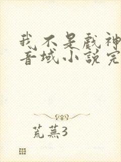 我不是戏神三九音域小说完全版