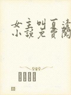 女主叫夏清欢的小说免费阅读