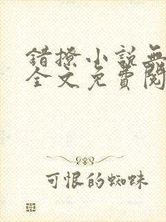 错撩小说无弹窗全文免费阅读